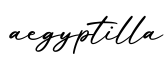 单词aegyptilla书写