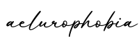 单词aelurophobia书写