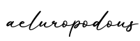 单词aeluropodous书写