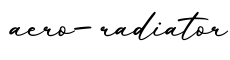 单词aero-radiator书写