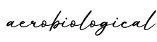 单词aerobiological书写