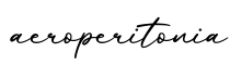 单词aeroperitonia书写