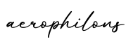 单词aerophilons书写