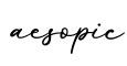 单词aesopic书写