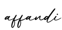单词affandi书写