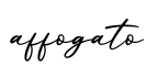 单词affogato书写