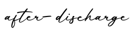 单词after-discharge书写