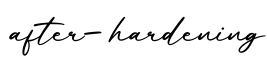单词after-hardening书写