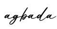 单词agbada书写