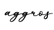 单词aggros书写