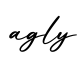 单词agly书写