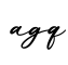 单词agq书写