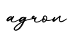 单词agron书写