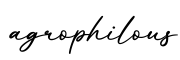 单词agrophilous书写