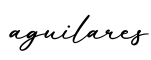 单词aguilares书写
