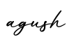 单词agush书写