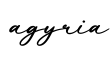 单词agyria书写