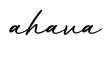 单词ahava书写