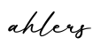 单词ahlers书写