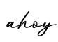 单词ahoy书写