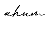 单词ahum书写