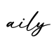 单词aily书写
