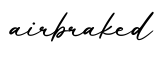 单词airbraked书写