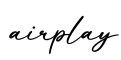 单词airplay书写