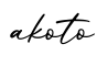 单词akoto书写