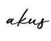 单词akus书写