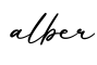 单词alber书写