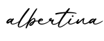 单词albertina书写
