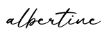 单词albertine书写