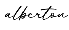 单词alberton书写