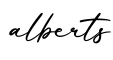 单词alberts书写