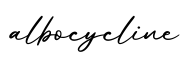 单词albocycline书写