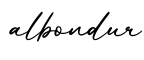 单词albondur书写