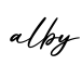 单词alby书写
