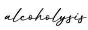 单词alcoholysis书写