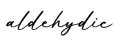 单词aldehydic书写