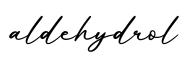 单词aldehydrol书写