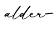 单词alder-书写