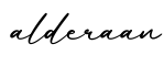 单词alderaan书写
