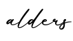 单词alders书写