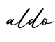 单词aldo书写