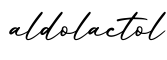 单词aldolactol书写