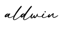 单词aldwin书写