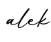 单词alek书写