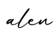 单词alen书写