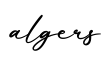 单词algers书写